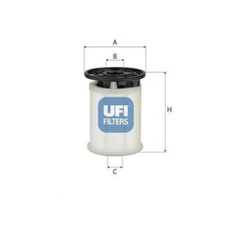 Фільтр палива UFI 26.H2O.06