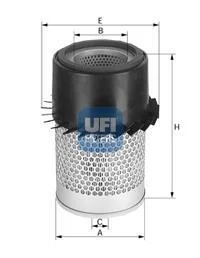 Фільтр повітряний 128x365x103x62,9 AEBI TT 95, TP 47 BOBCAT 825 CARRARO 3800 TIGRETRAC, 4300 SUPERTIGRE, 5500 SUPERTIGRE, 5500 TIGRONE CASE IH 350 D, 450 B DOOSAN 460, 460 PLUS UFI 2733400 (фото 1)