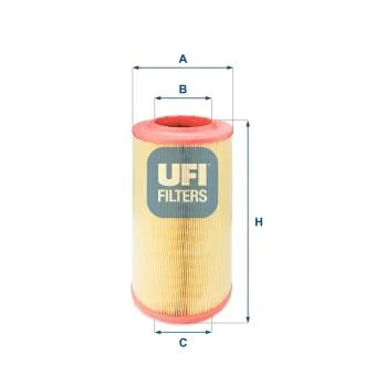 Повітряний фільтр UFI 27.628.00