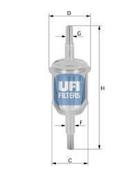 Паливний фільтр UFI 31.015.00