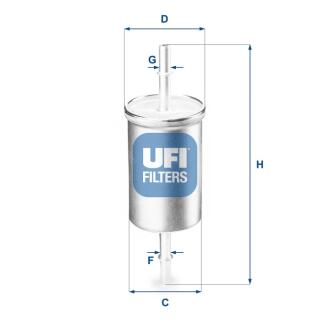 Паливний фільтр UFI 31.769.00