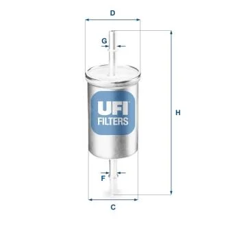 Паливний фільтр UFI 31.769.00