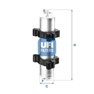 Паливний фільтр UFI 31.824.00