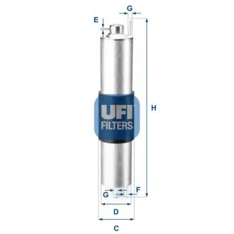 Паливний фільтр UFI 31.847.00