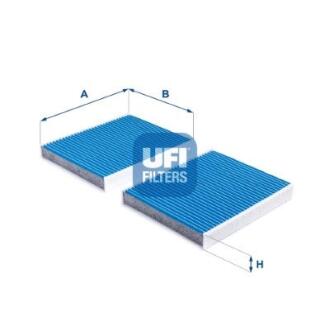 Фільтр, повітря у салоні UFI 34.231.00