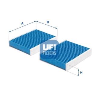 Фільтр, повітря у салоні UFI 34.294.00