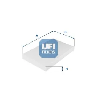 Фiльтр салону UFI 53.038.00