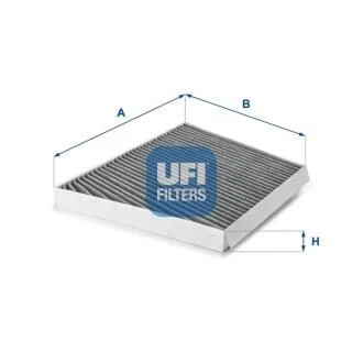 Фільтр салону вугільний UFI 54.133.00