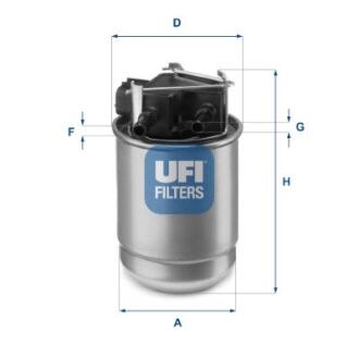 Фільтр палива UFI 55.517.00