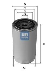 Масляний фiльтр UFI 80.026.00