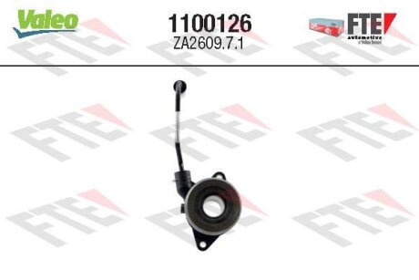FIAT вижимний підшипник (гідравлічний) 500X VALEO 1100126