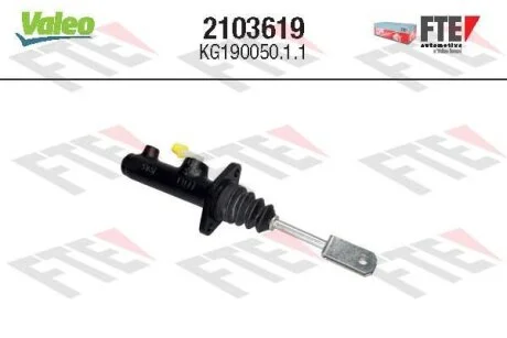DB циліндр зчеплення 207-410BМ601/602/611 VALEO 2103619