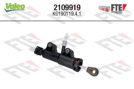 Головний циліндр, зчеплення VALEO 2109919