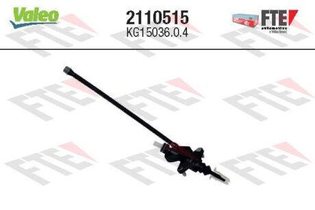 Головний циліндр зчеплення (15,87/16мм), транспортний засіб із кермом на ліва сторона OPEL COMBO, COMBO TOUR, CORSA C, TIGRA 1.0-1.8 09.00- VALEO 2110515