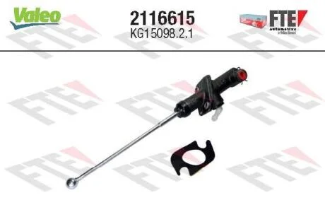 Головний циліндр зчеплення VALEO 2116615