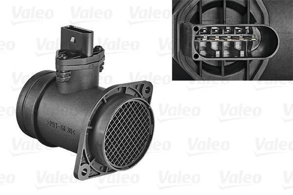Витратомір повітря (дизель) AUDI 1,9TDI VW 1,9TDI/2,5SDI/TDI SEAT (5 конт. в ряд) VALEO 253720 (фото 1)