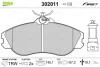Комплект гальмівних накладок, дискове гальмо VALEO 302011 (фото 1)