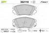 Комплект гальмівних накладок, дискове гальмо VALEO 302118 (фото 1)