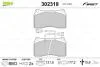 Комплект гальмівних накладок, дискове гальмо VALEO 302318 (фото 2)