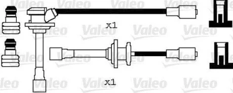 KIA К-кт дротів високої напруги SHUMA 1.8 -04 VALEO 346083