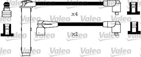LANDROVER К-кт проводів високого напруги Freelander 1.8 16V 98- VALEO 346237