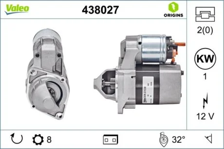 Стартер VALEO 438027
