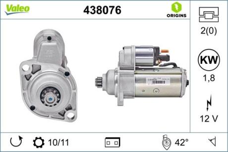 Стартер VALEO 438076