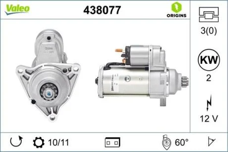 Стартер VALEO 438077