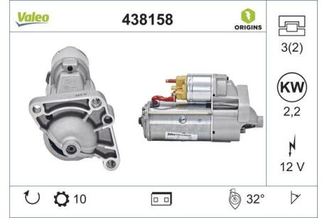 Стартер VALEO 438158