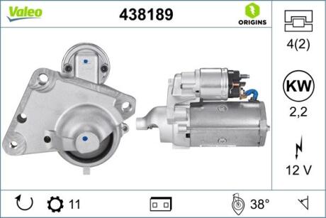 Стартер VALEO 438189