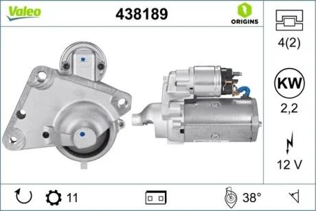 Стартер VALEO 438189