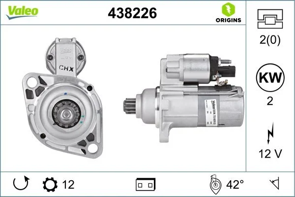 Стартер VALEO 438226 (фото 1)