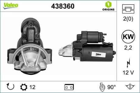 Стартер VALEO 438360