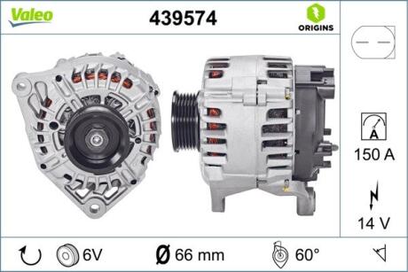 Генератор VALEO 439574