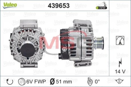Генератор VALEO 439653