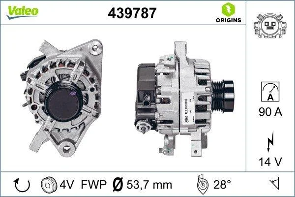 Генератор VALEO 439787 (фото 1)