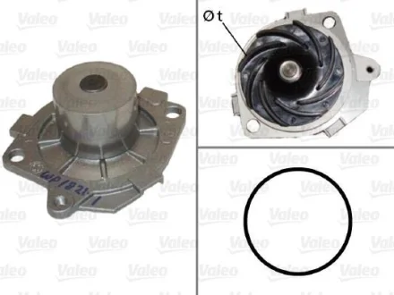 FIAT помпа води Bravo,Brava,Marea 1.9TD VALEO 506590