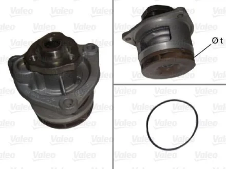 OPEL помпа води ASTRA 2.0TD 16V VALEO 506657