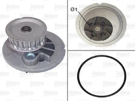 OPEL помпа води Astra G, Vectra B/C 95- VALEO 506703