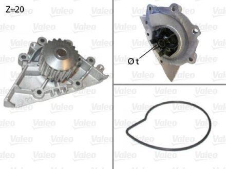 CITROEN помпа води з корпусом C4/C5/C8,Jumpy,Xsara PEUGEOT VALEO 506720