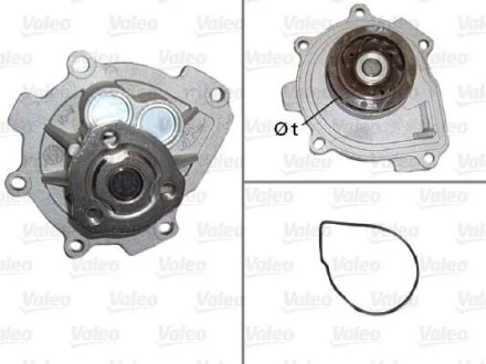 OPEL помпа води Astra G 1.6 98-,Vectra C 1.6/1.8 VALEO 506837