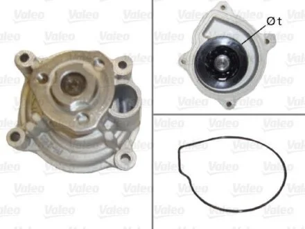 VW помпа води Golf V 1.6 FSI, Passat 05-, Polo 01- VALEO 506867