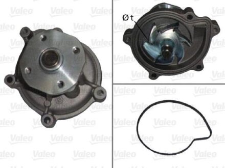 DB помпа води W169,245 04- VALEO 506899