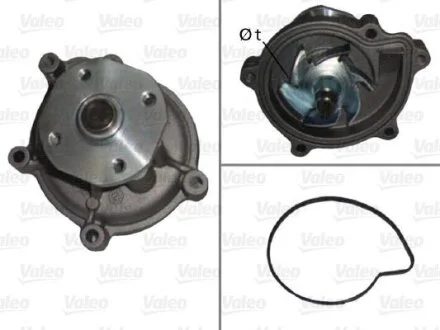 DB помпа води W169,245 04- VALEO 506899