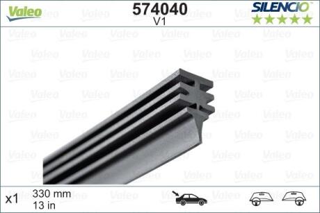 Гума для склоочисника VALEO 574040