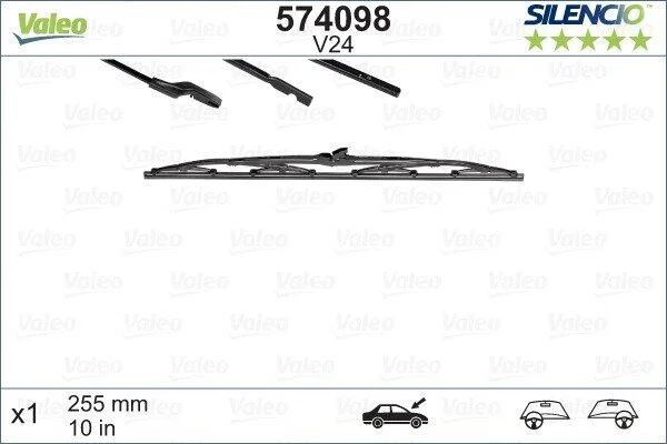 Щітка склоочисника VALEO 574098 (фото 1)