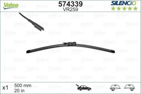 Щітки склоочисника VALEO 574339
