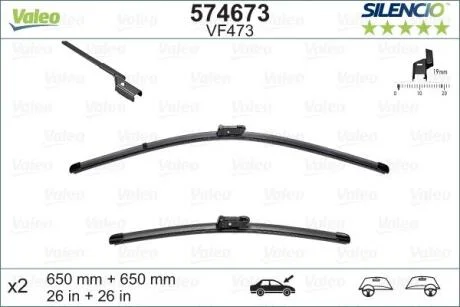 Щітка склоочисника VALEO 574673