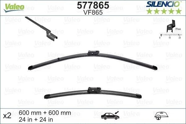 Щітка склоочисника VALEO 577865 (фото 1)