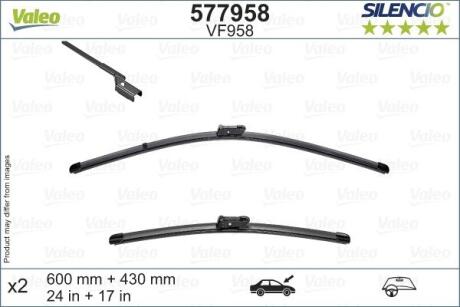 Комплект склоочисників VALEO 577958